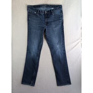 Banana Republic Legacy Jeans Mens 36x34 Slim Fit Straight Blue Stretch Denim Y2K